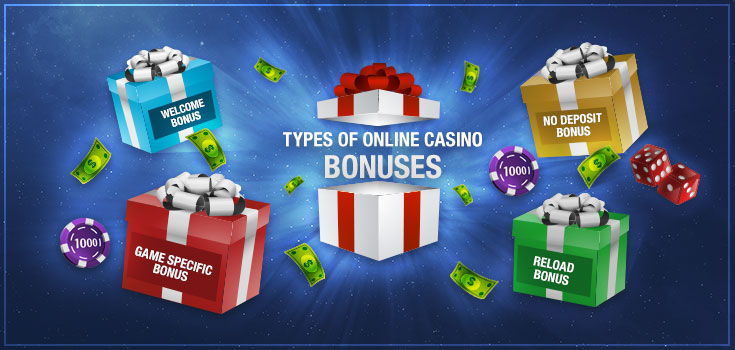 What are the different types of casino bonuses?